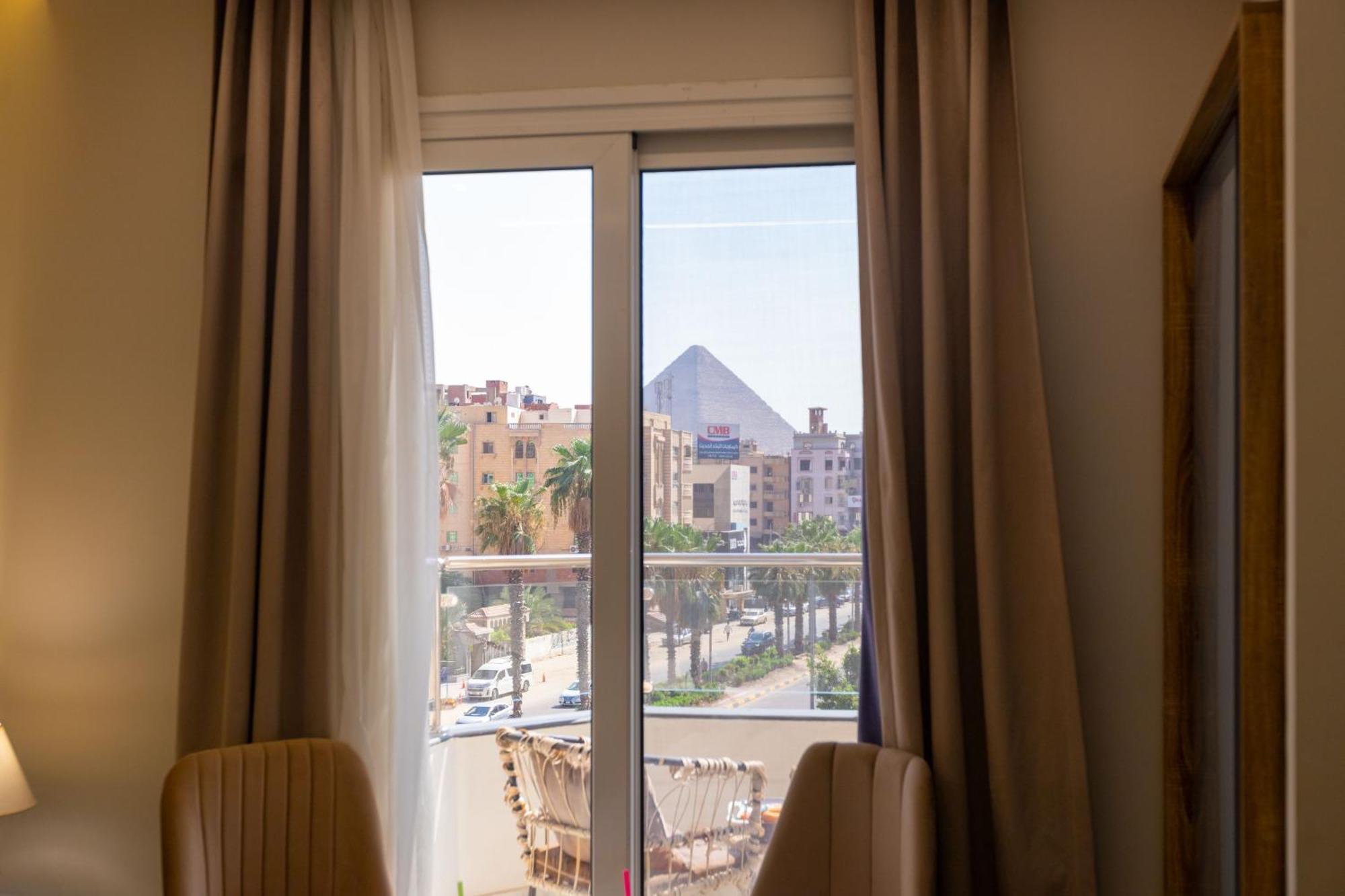Khattab Pyramids View Hotel Kafret el-Gabal Exterior foto