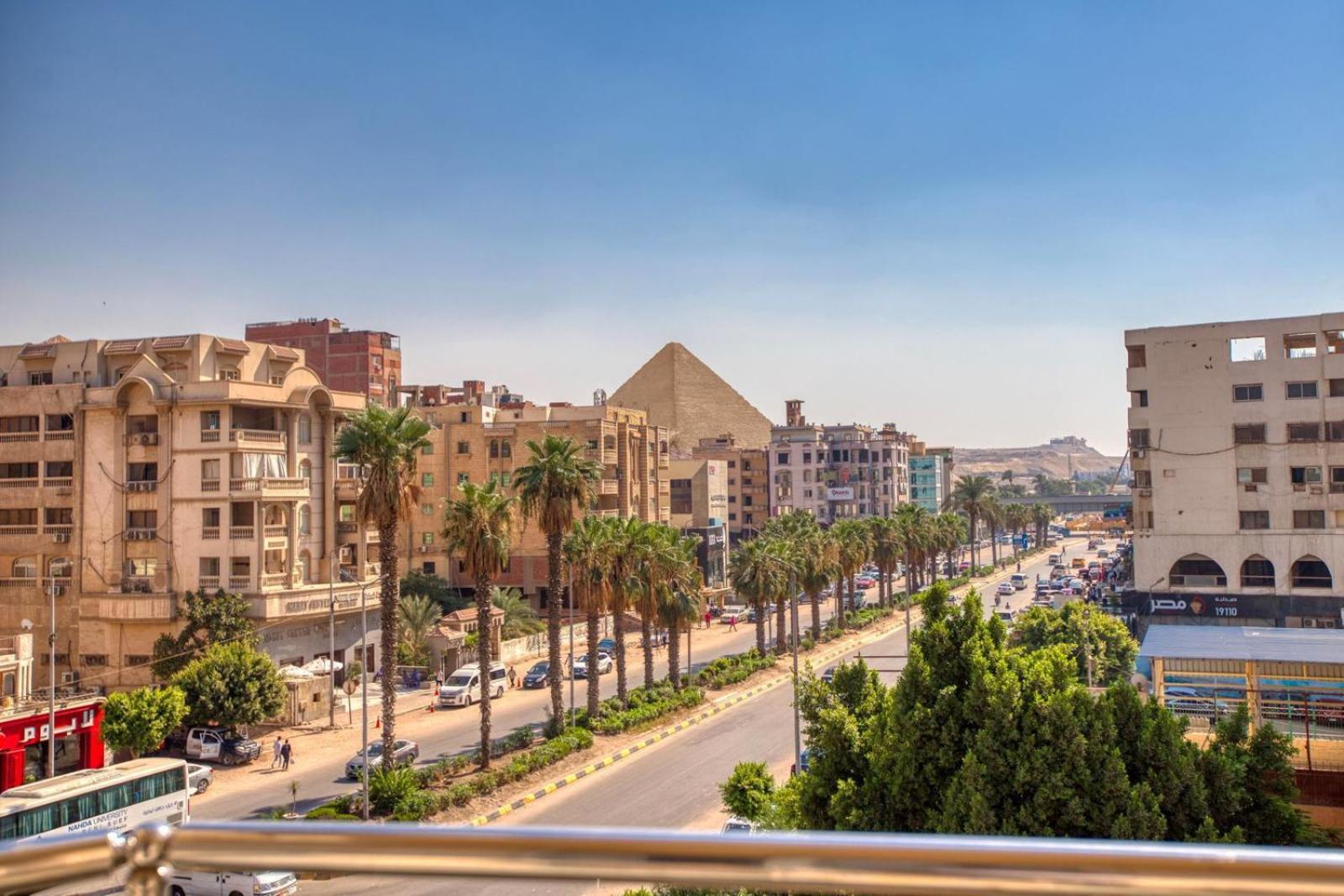 Khattab Pyramids View Hotel Kafret el-Gabal Exterior foto